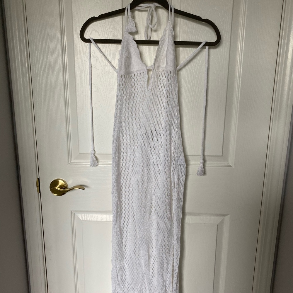 Abercrombie & Fitch Maxi Crochet Coverup
